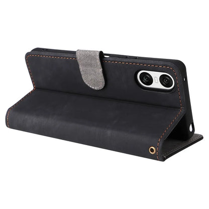 For Sony Xperia 10 VI Case PU Leather Stand Cover with RFID Blocking Wallet