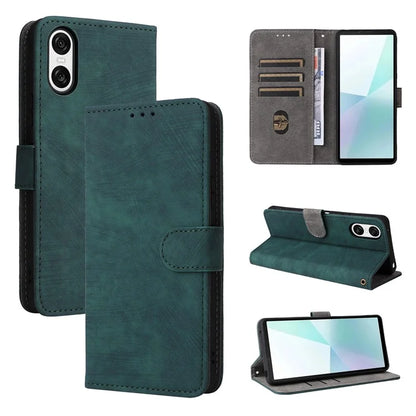 For Sony Xperia 10 VI Case PU Leather Stand Cover with RFID Blocking Wallet