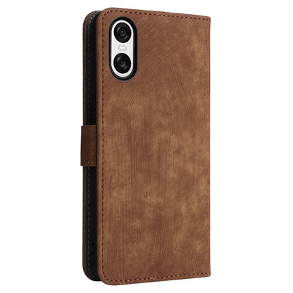 For Sony Xperia 10 VI Case PU Leather Stand Cover with RFID Blocking Wallet