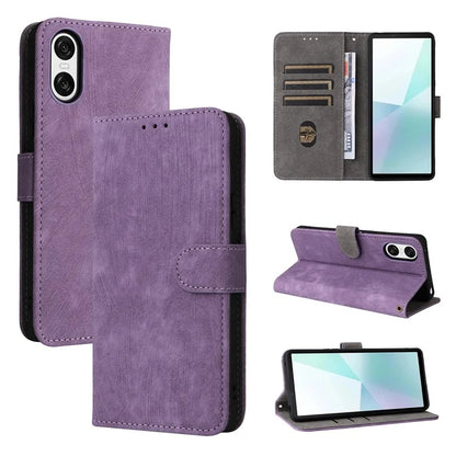 For Sony Xperia 10 VI Case PU Leather Stand Cover with RFID Blocking Wallet