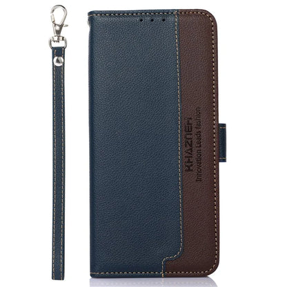 KHAZNEH For iPhone 16 Plus Case RFID Blocking Stand Leather Wallet Phone Cover