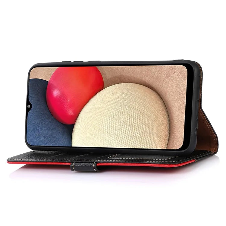 KHAZNEH For iPhone 16 Plus Case RFID Blocking Stand Leather Wallet Phone Cover