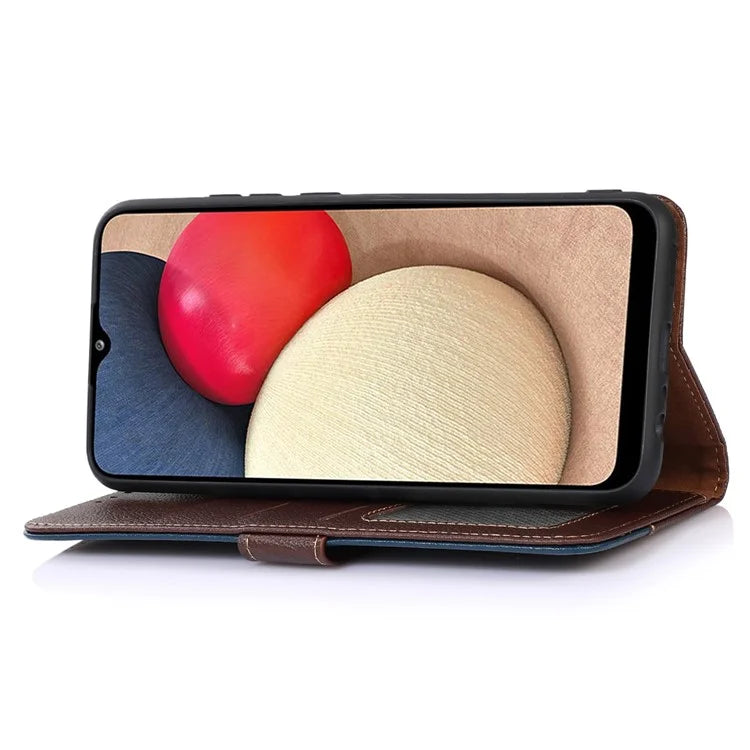 KHAZNEH For iPhone 16 Plus Case RFID Blocking Stand Leather Wallet Phone Cover