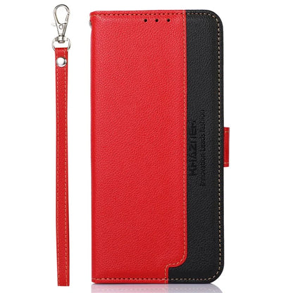KHAZNEH For iPhone 16 Plus Case RFID Blocking Stand Leather Wallet Phone Cover