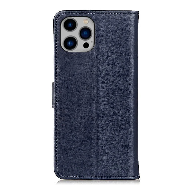 For iPhone 16 Pro Max Wallet Case PU Leather Phone Cover with Stand