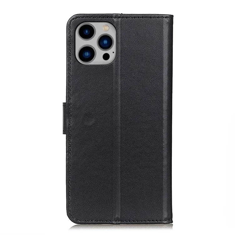 For iPhone 16 Pro Case Wallet Stand PU Leather Mobile Phone Cover