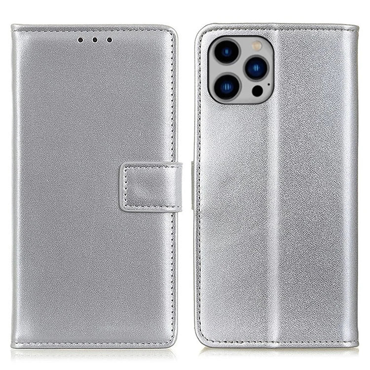 For iPhone 16 Pro Case Wallet Stand PU Leather Mobile Phone Cover