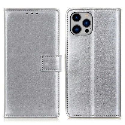 For iPhone 16 Pro Case Wallet Stand PU Leather Mobile Phone Cover