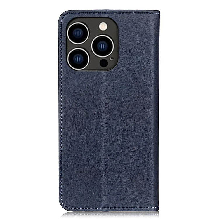 For iPhone 16 Pro Max Case Magnetic Closing Split Leather Wallet Phone Cover