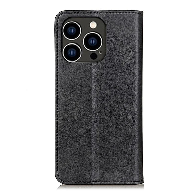For iPhone 16 Pro Stand Case Split Leather Wallet Phone Cover Auto Magnetic Closed
