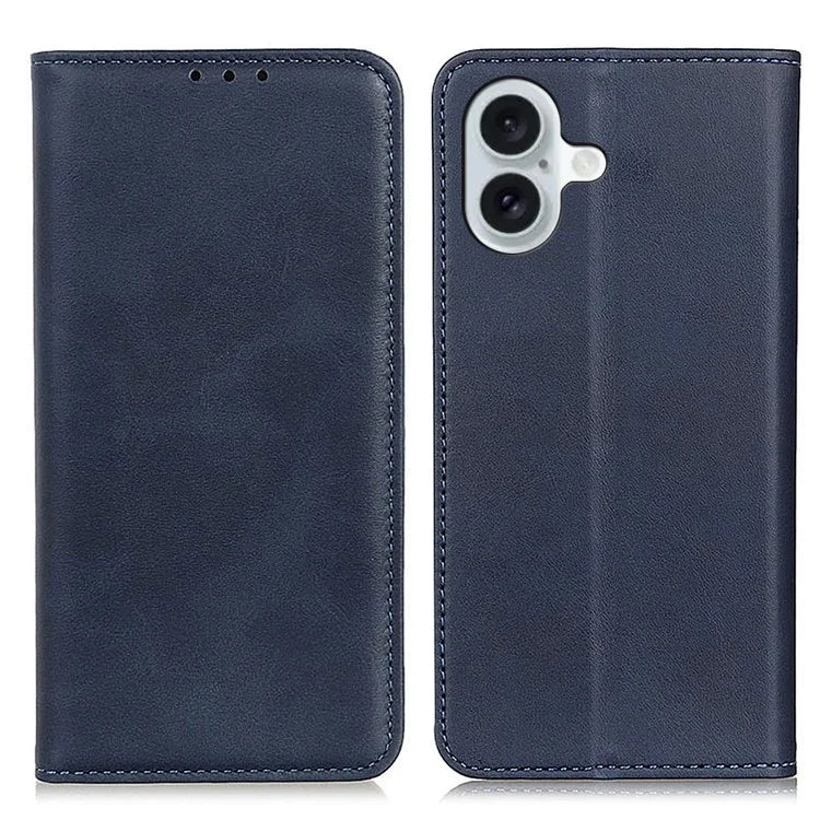 For iPhone 16 Plus Case Wallet Stand Split Leather Phone Cover Auto Magnetic Closed