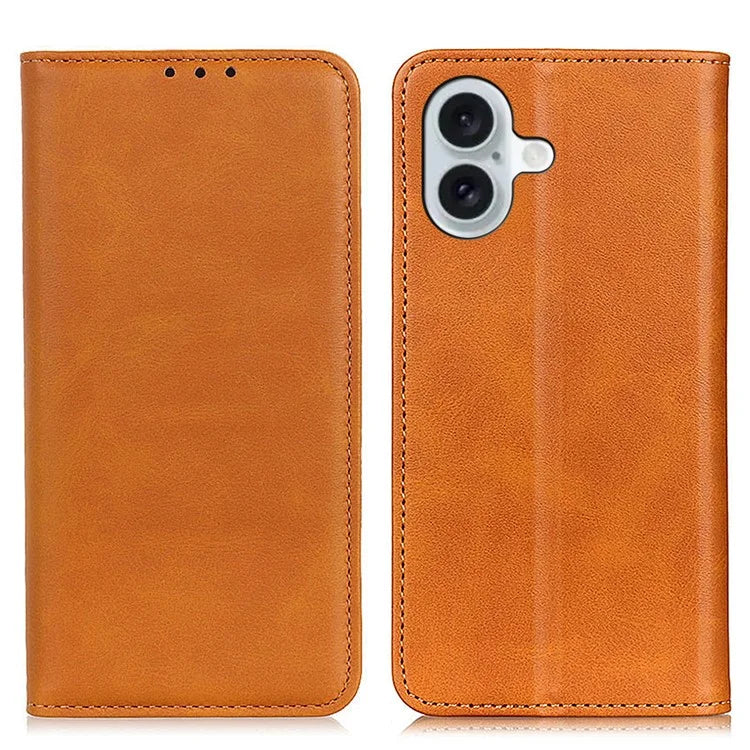 For iPhone 16 Plus Case Wallet Stand Split Leather Phone Cover Auto Magnetic Closed