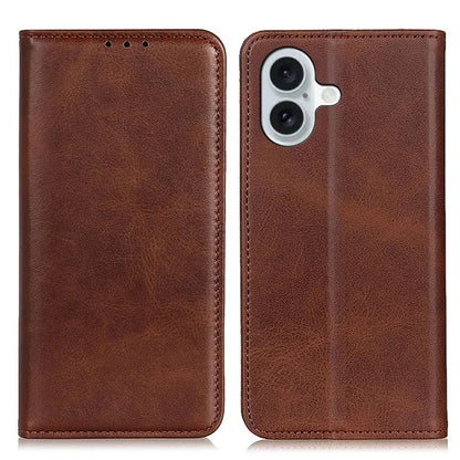 For iPhone 16 Plus Case Wallet Stand Split Leather Phone Cover Auto Magnetic Closed