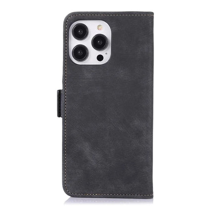 ABEEL For iPhone 16 Pro Wallet Case Stand Retro PU Leather Phone Cover
