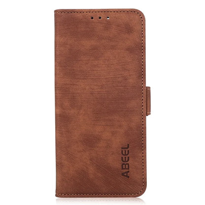 ABEEL For iPhone 16 Pro Wallet Case Stand Retro PU Leather Phone Cover