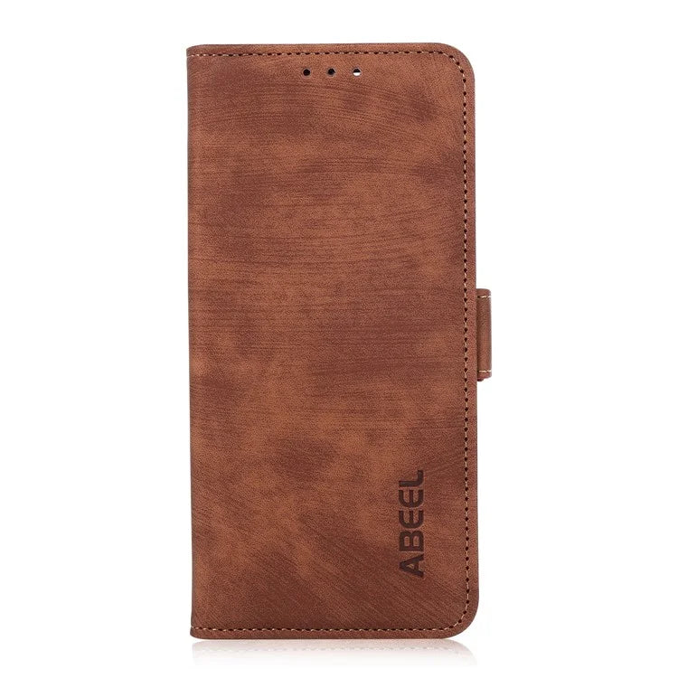 ABEEL For iPhone 16 Case PU Leather Card Slots Stand Retro Phone Cover