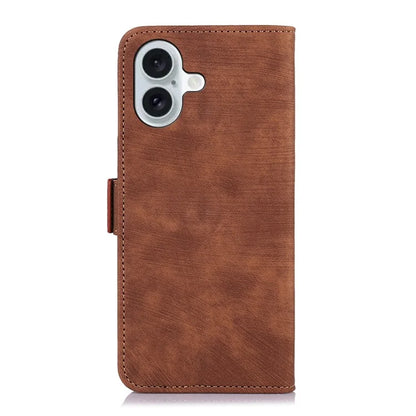 ABEEL For iPhone 16 Case PU Leather Card Slots Stand Retro Phone Cover