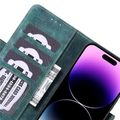 ABEEL For iPhone 16 Case PU Leather Card Slots Stand Retro Phone Cover
