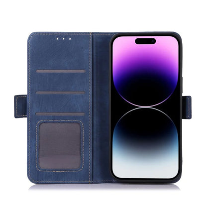 ABEEL For iPhone 16 Case PU Leather Card Slots Stand Retro Phone Cover