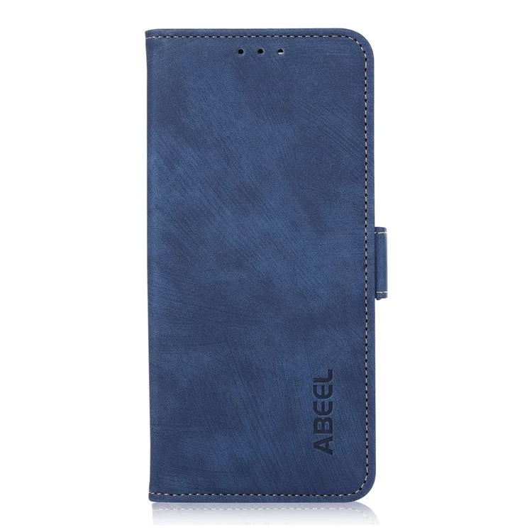 ABEEL For iPhone 16 Case PU Leather Card Slots Stand Retro Phone Cover