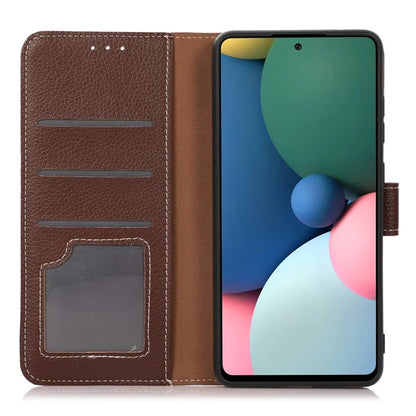 For iPhone 16 Pro Case Stand Litchi Texture Leather Phone Cover