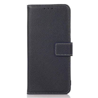For iPhone 16 Pro Case Stand Litchi Texture Leather Phone Cover