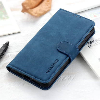 KHAZNEH For iPhone 16 Pro Max Case Vintage PU Leather Folio Phone Cover with Card Slots