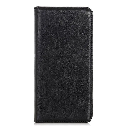 For iPhone 16 Pro Max Case Crazy Horse Texture Leather Magnetic Closure Phone Cover