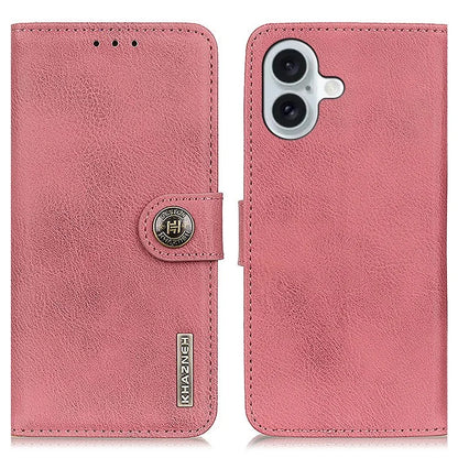 KHAZNEH For iPhone 16 Plus Case Flip Wallet Leather Phone Cover