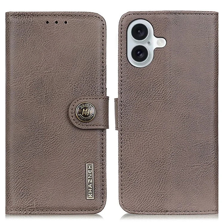 KHAZNEH For iPhone 16 Plus Case Flip Wallet Leather Phone Cover