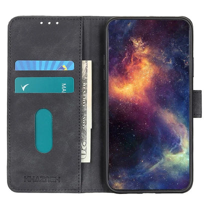 KHAZNEH For iPhone 16 Case Retro Leather Phone Cover with Wallet Stand