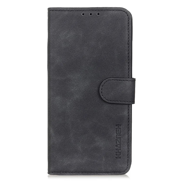 KHAZNEH For iPhone 16 Case Retro Leather Phone Cover with Wallet Stand