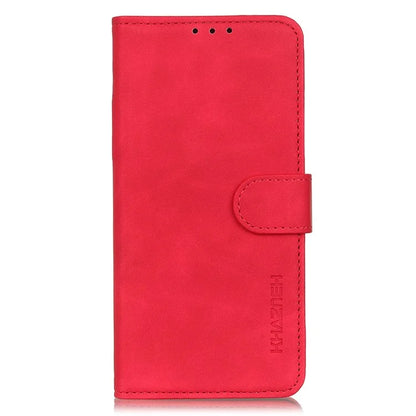KHAZNEH For iPhone 16 Case Retro Leather Phone Cover with Wallet Stand