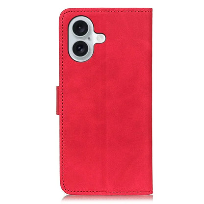 KHAZNEH For iPhone 16 Case Retro Leather Phone Cover with Wallet Stand