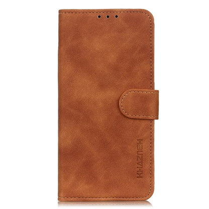 KHAZNEH For iPhone 16 Case Retro Leather Phone Cover with Wallet Stand
