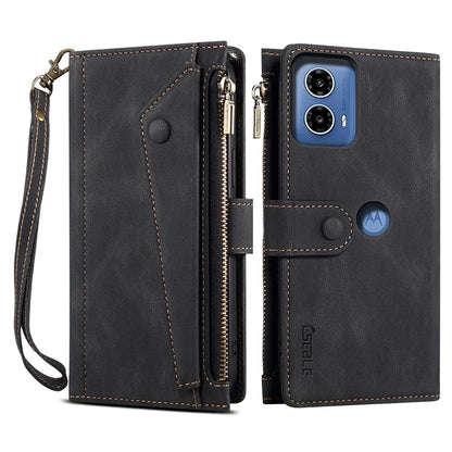 ESEBLE Star Series For Motorola Edge 50 Fusion 5G Case Wallet Zipper PU Leather Phone Cover