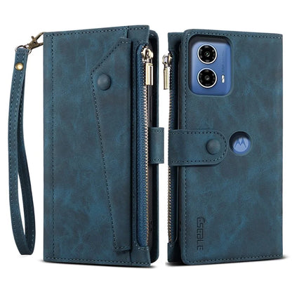 ESEBLE Star Series For Motorola Edge 50 Fusion 5G Case Wallet Zipper PU Leather Phone Cover
