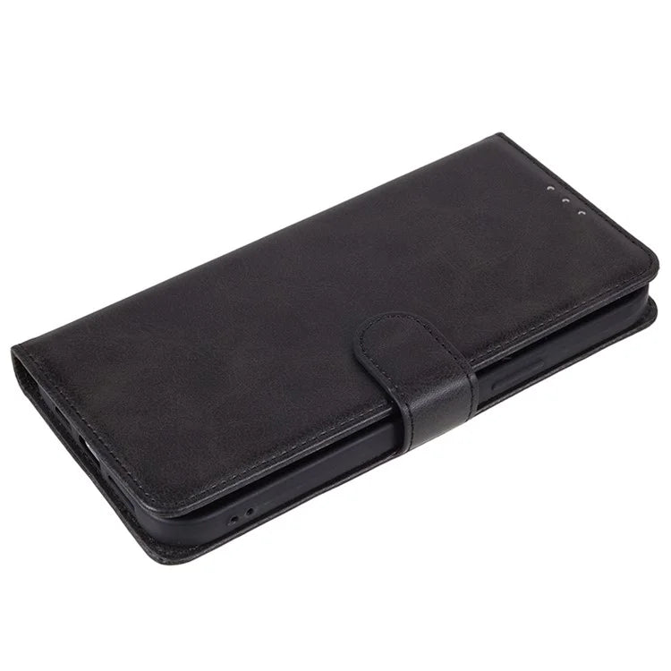 For Xiaomi Redmi Turbo 3 5G / Poco F6 5G Case Calf Texture Magnetic Clasp Leather Wallet Phone Cover