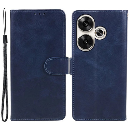 For Xiaomi Redmi Turbo 3 5G / Poco F6 5G Case Calf Texture Magnetic Clasp Leather Wallet Phone Cover