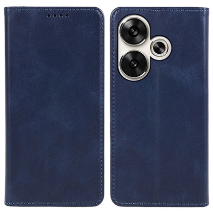 For Xiaomi Redmi Turbo 3 5G / Poco F6 5G Case Leather Magnetic Flip Calf Texture Phone Cover