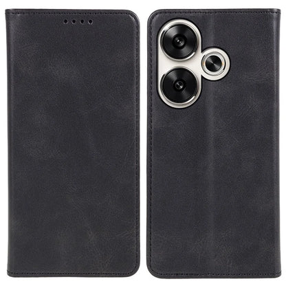 For Xiaomi Redmi Turbo 3 5G / Poco F6 5G Case Leather Magnetic Flip Calf Texture Phone Cover