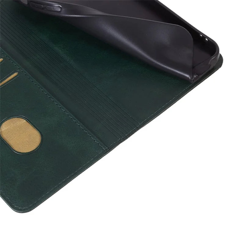 For Xiaomi Redmi Turbo 3 5G / Poco F6 5G Case Leather Magnetic Flip Calf Texture Phone Cover