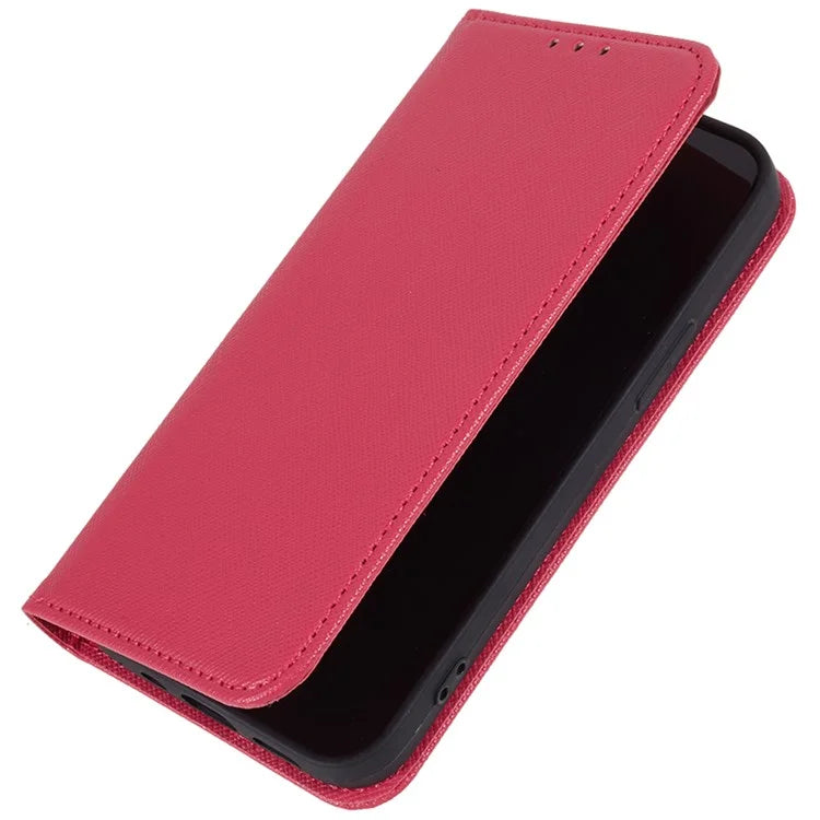 For Xiaomi Redmi Turbo 3 5G / Poco F6 5G Case Wallet Cross Texture Leather Flip Phone Cover