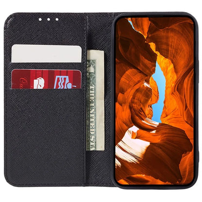 For Xiaomi Redmi Turbo 3 5G / Poco F6 5G Case Wallet Cross Texture Leather Flip Phone Cover
