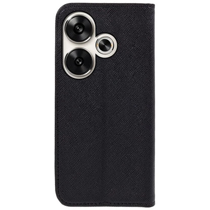 For Xiaomi Redmi Turbo 3 5G / Poco F6 5G Case Wallet Cross Texture Leather Flip Phone Cover