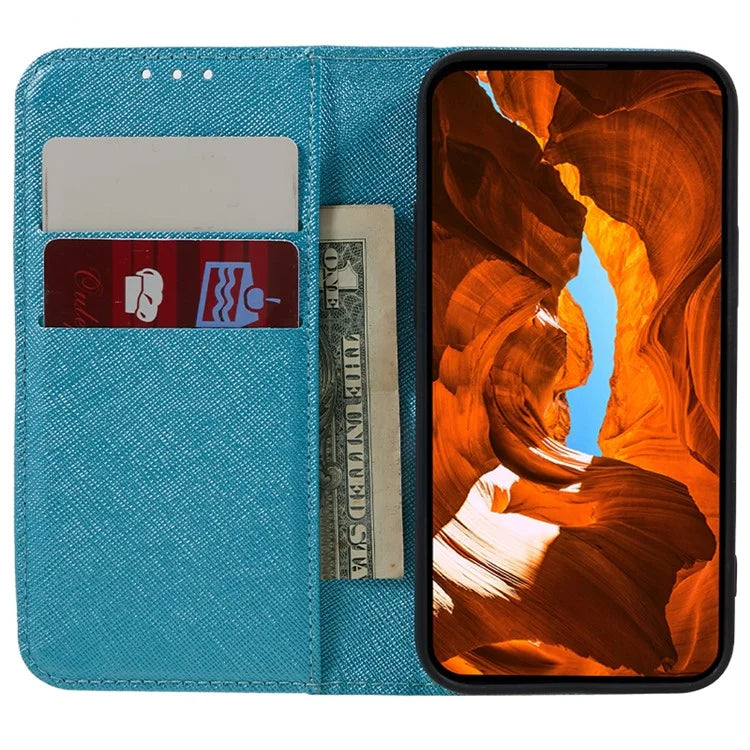 For Xiaomi Redmi Turbo 3 5G / Poco F6 5G Case Wallet Cross Texture Leather Flip Phone Cover