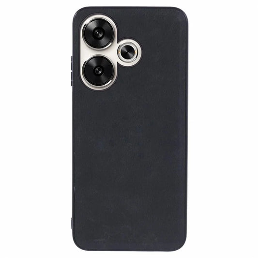 For Xiaomi Redmi Turbo 3 5G / Poco F6 5G Case PU Leather Coated PC+TPU Retro Phone Protective Cover