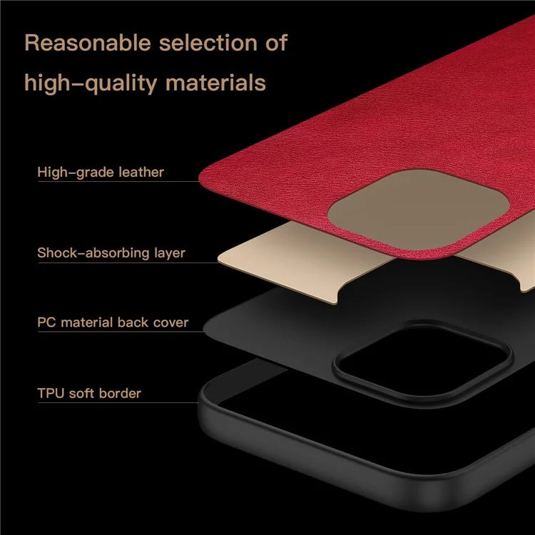 For Xiaomi Redmi Turbo 3 5G / Poco F6 5G Case PU Leather Coated PC+TPU Retro Phone Protective Cover