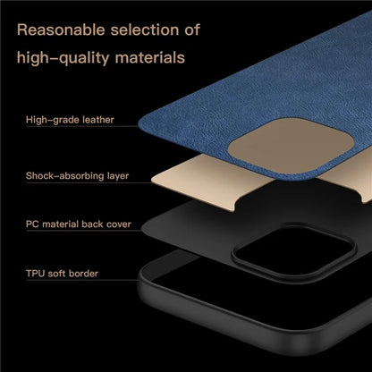 For Xiaomi Redmi Turbo 3 5G / Poco F6 5G Case PU Leather Coated PC+TPU Retro Phone Protective Cover
