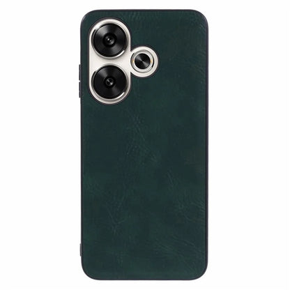 For Xiaomi Redmi Turbo 3 5G / Poco F6 5G Case PU Leather Coated PC+TPU Retro Phone Protective Cover